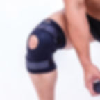 rodillera con sostén de rótula y velcro