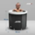 piscina crioterapia hielo