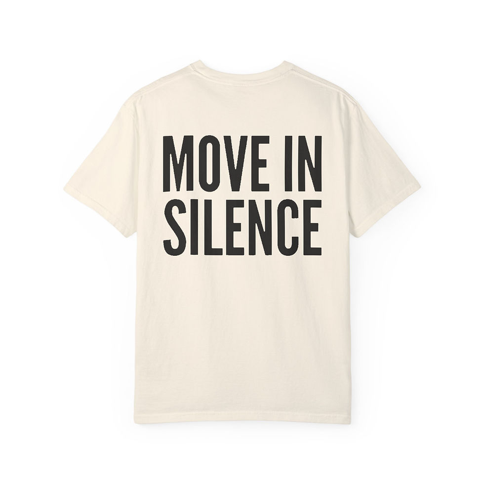 Thumbnail: Unisex  'Move in Silence' Graphic Tee