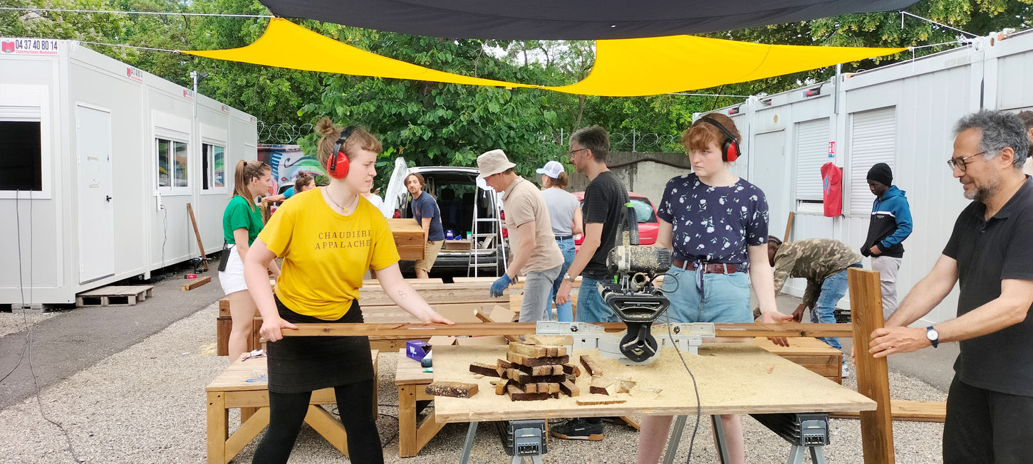Collectif Pourquoi Pas Aménagement La Station ENSAL Le Mas Lyon