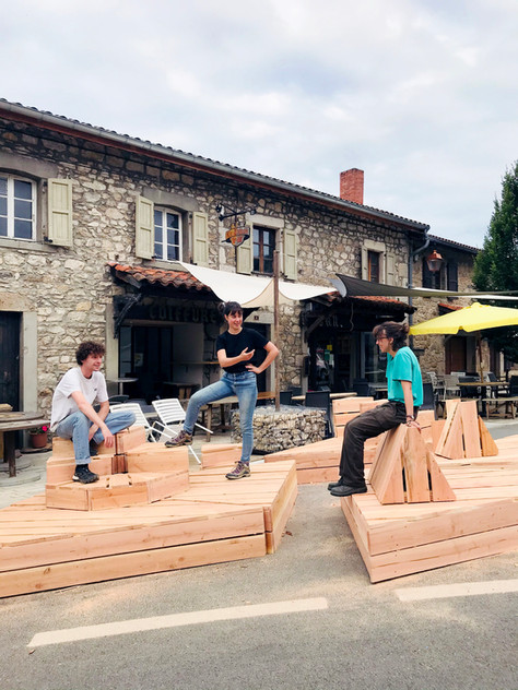 Collectif Pourquoi Pas aménagement Chalmazel-Jeansagnière Place Talaru