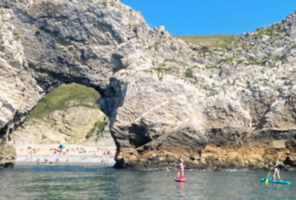 Sup journey at Durdle Doo