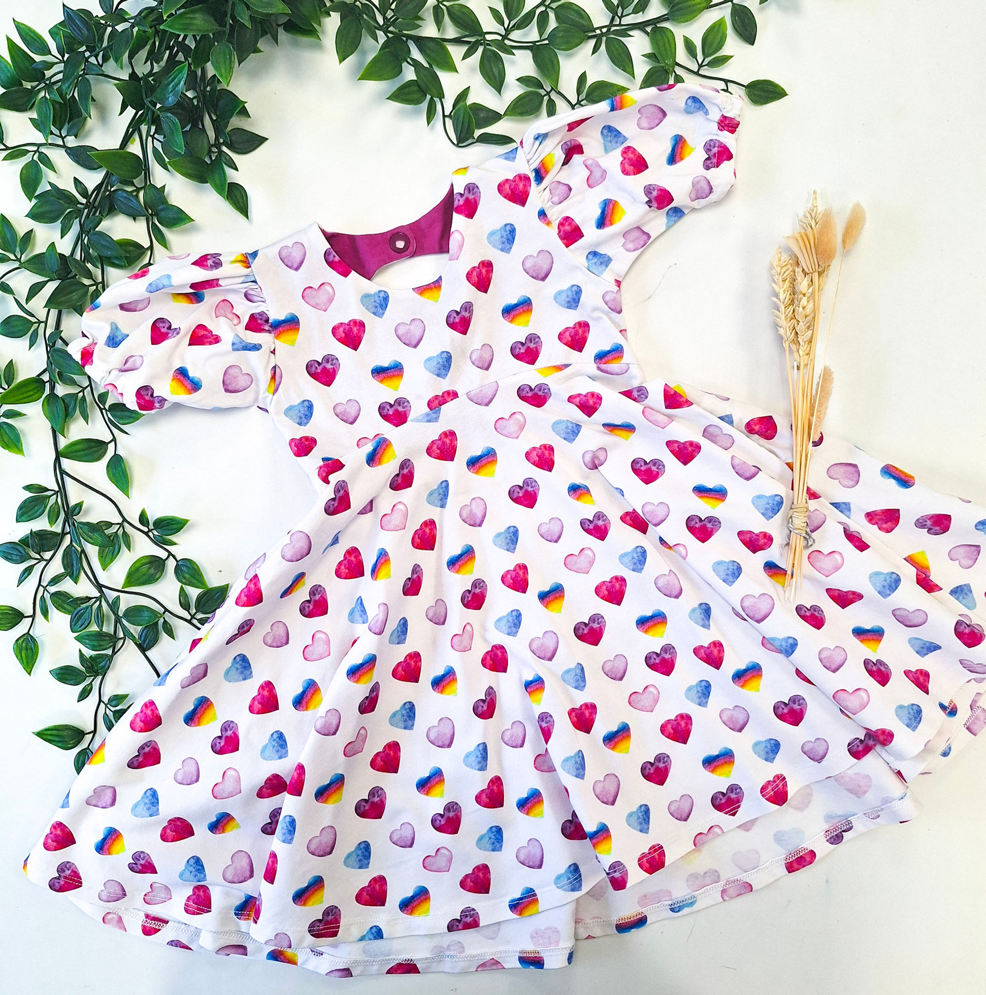 2-3 Years Summer Hearts Dress *