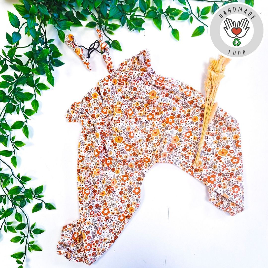 2-3 Years Vintage Floral Genie Pants