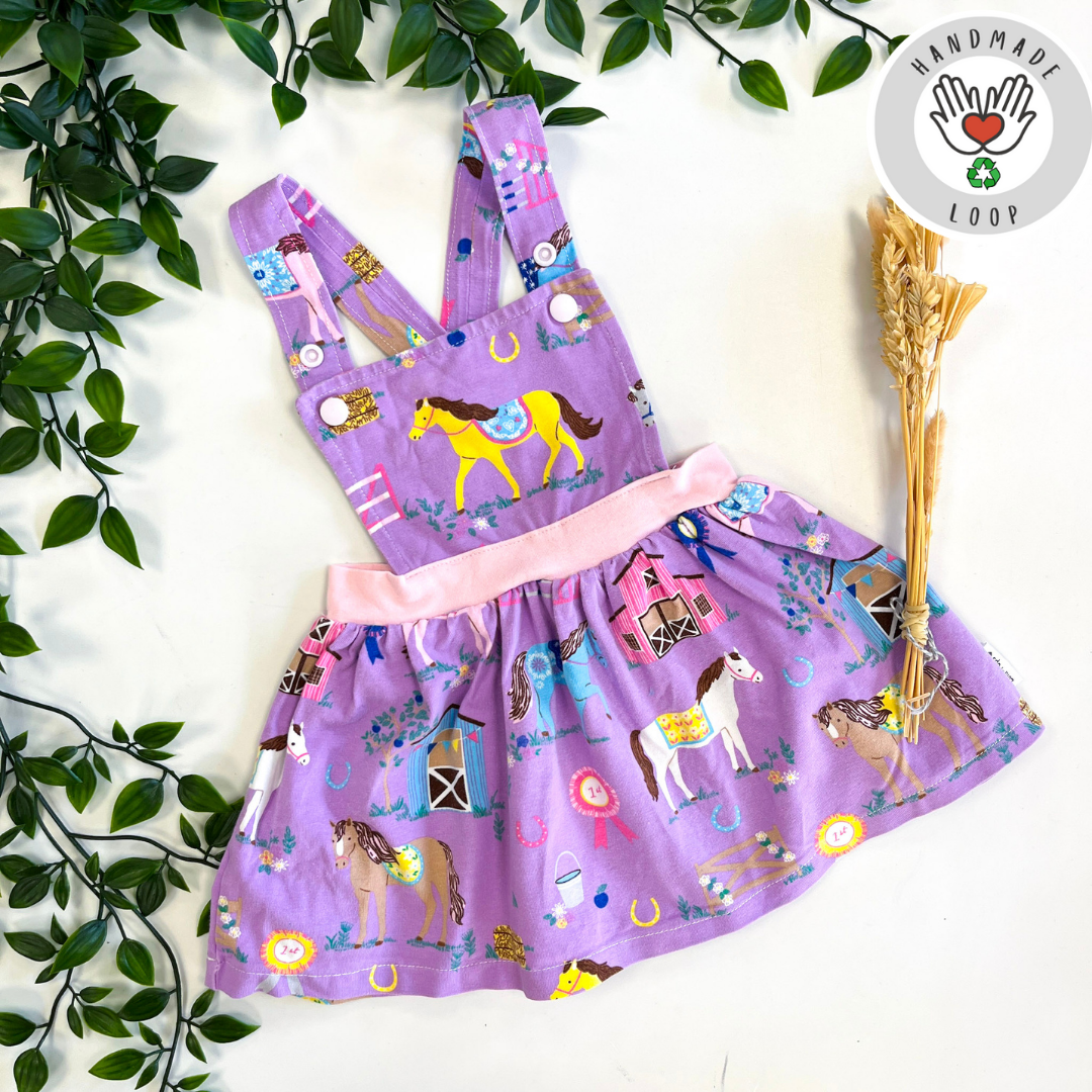 6-12 Months Purple Pony Pini Dress *
