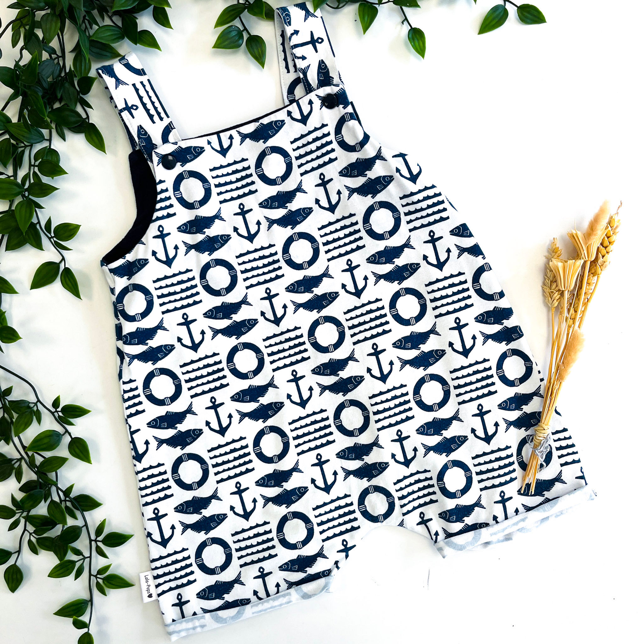 2-3 Years Nautical Short Dungees