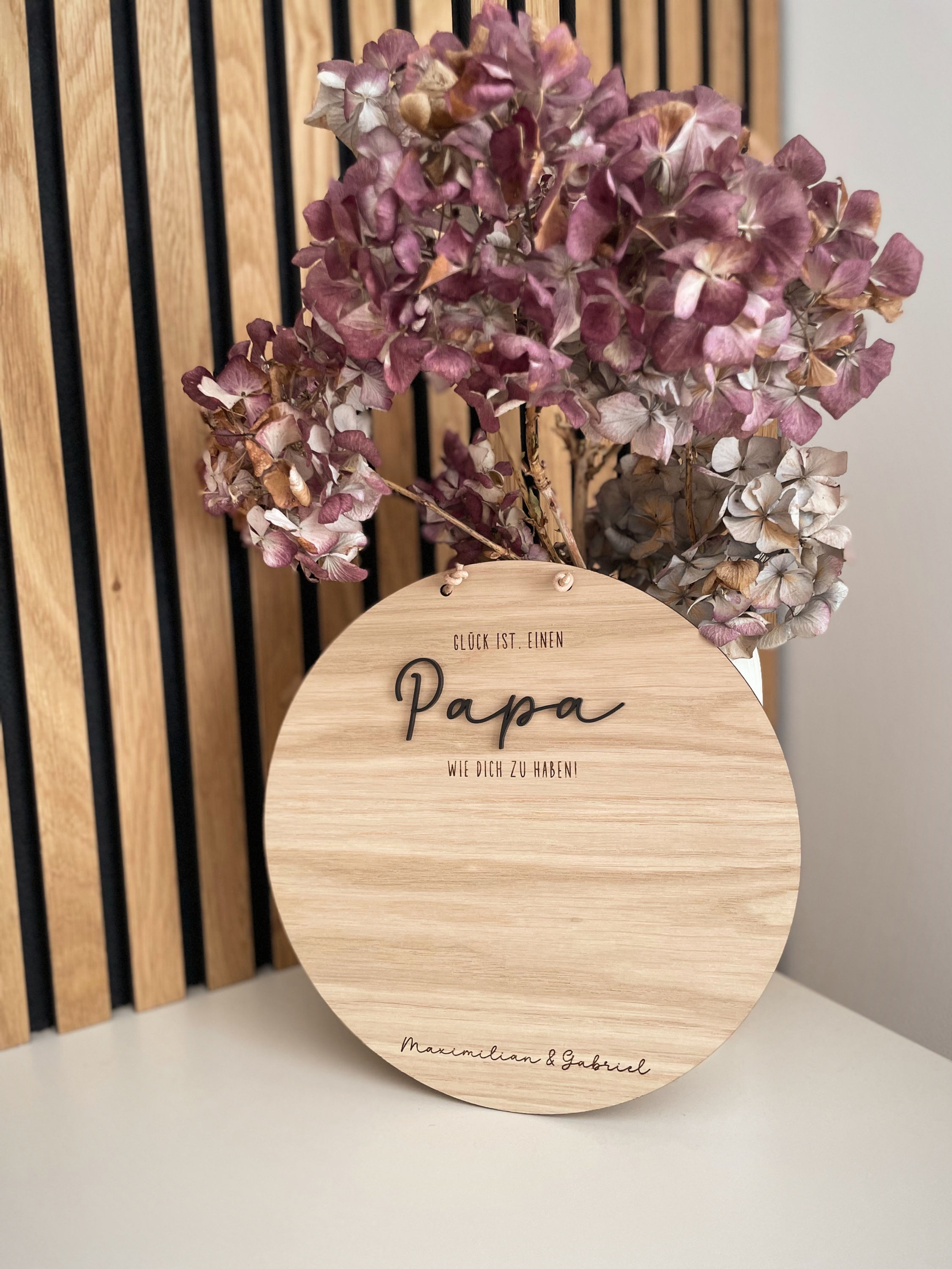 DIY-Holzschild für Papa & Opa