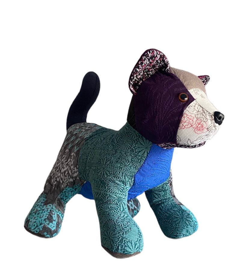 Thumbnail: Memory Cat  made from loved ones clothing