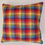Thumbnail: Patchwork Harris Tweed Cushion - Rainbow