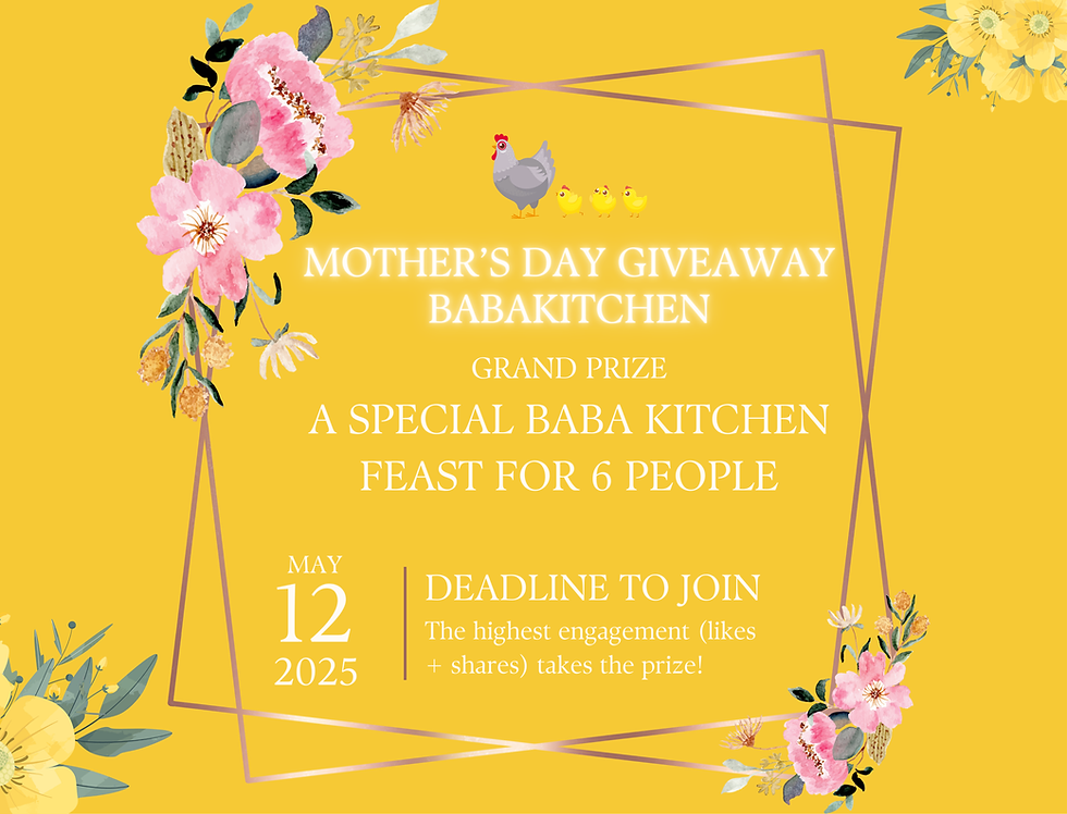 Mother’s Day Giveaway by Baba Kitchen