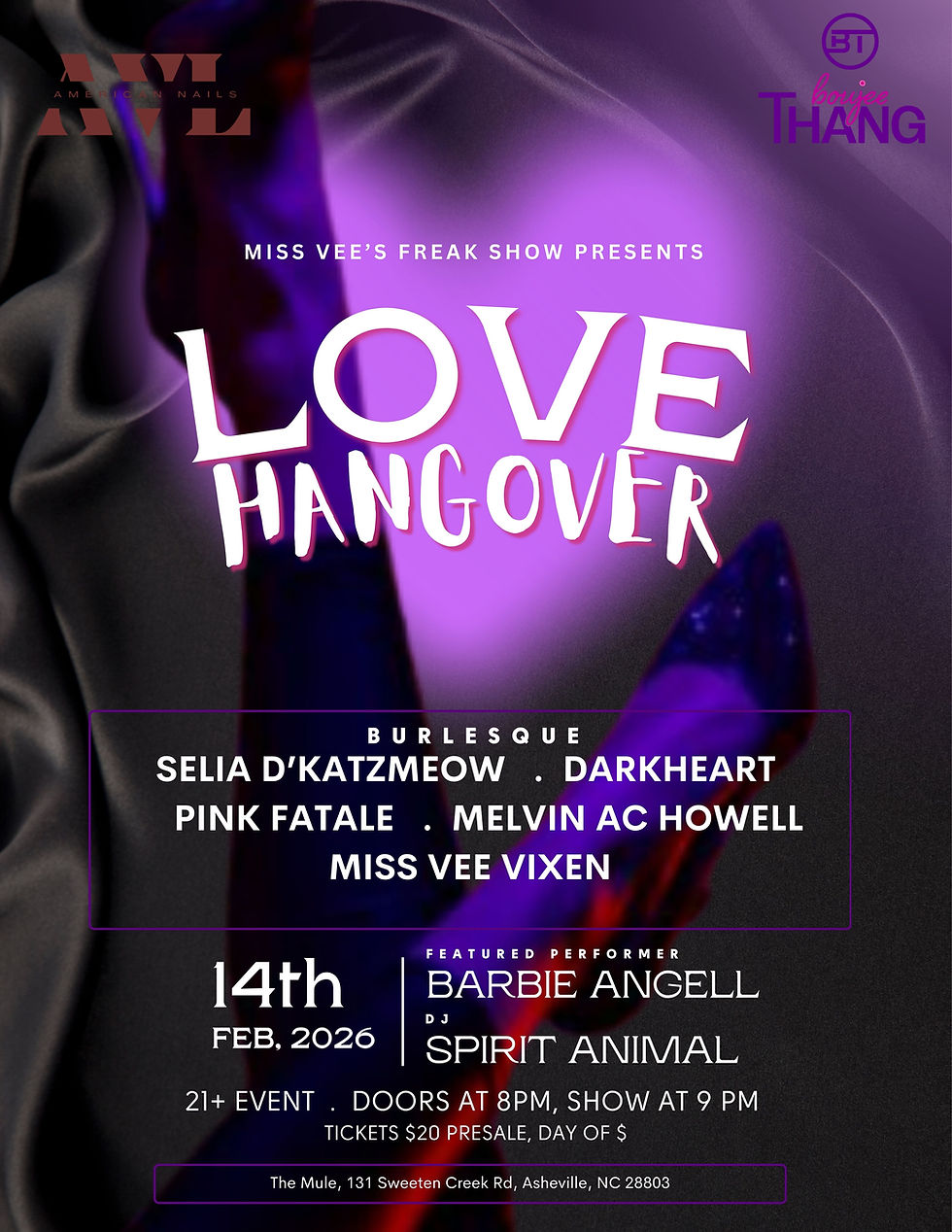 Miss Vee's Freak Show "Love Hangover"