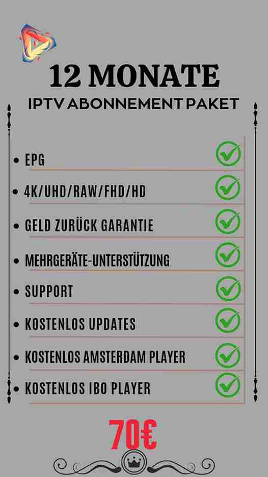 12 monate iptv abonnement