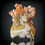 Thumbnail: Calcite on Vanadinite (ex-Peter Megaw, Mina Apex, San Carlos, Chihuahua, Mexico)