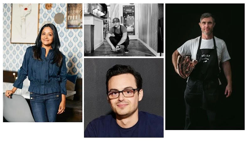 Meet James Beard Taste America Seattle Star Chefs: Meesha’s Preeti Agarwal, Beast & Cleaver’s Kevin Smith, and The Chicken Supply’s Paolo Campbell and Donald Adams