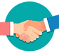 business-handshake-background-flat-style