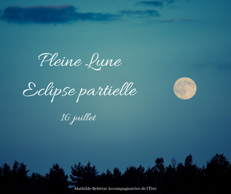 PLEINE LUNE ET ECLIPSE PARTIELLE
