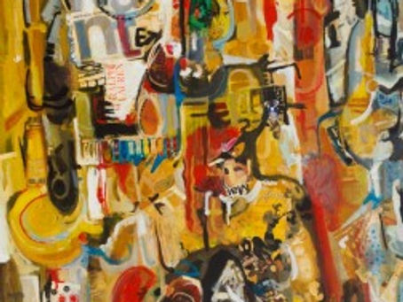 The crowd effect in August Meeting, a painting