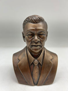 Brronze head bust