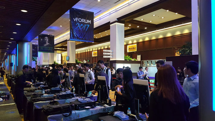 งาน VMware vForum 2017 กับระบบลงทะเบียนเข้างานด้วย QR-Code