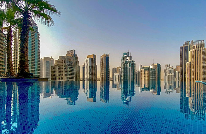 Pool view Dubai