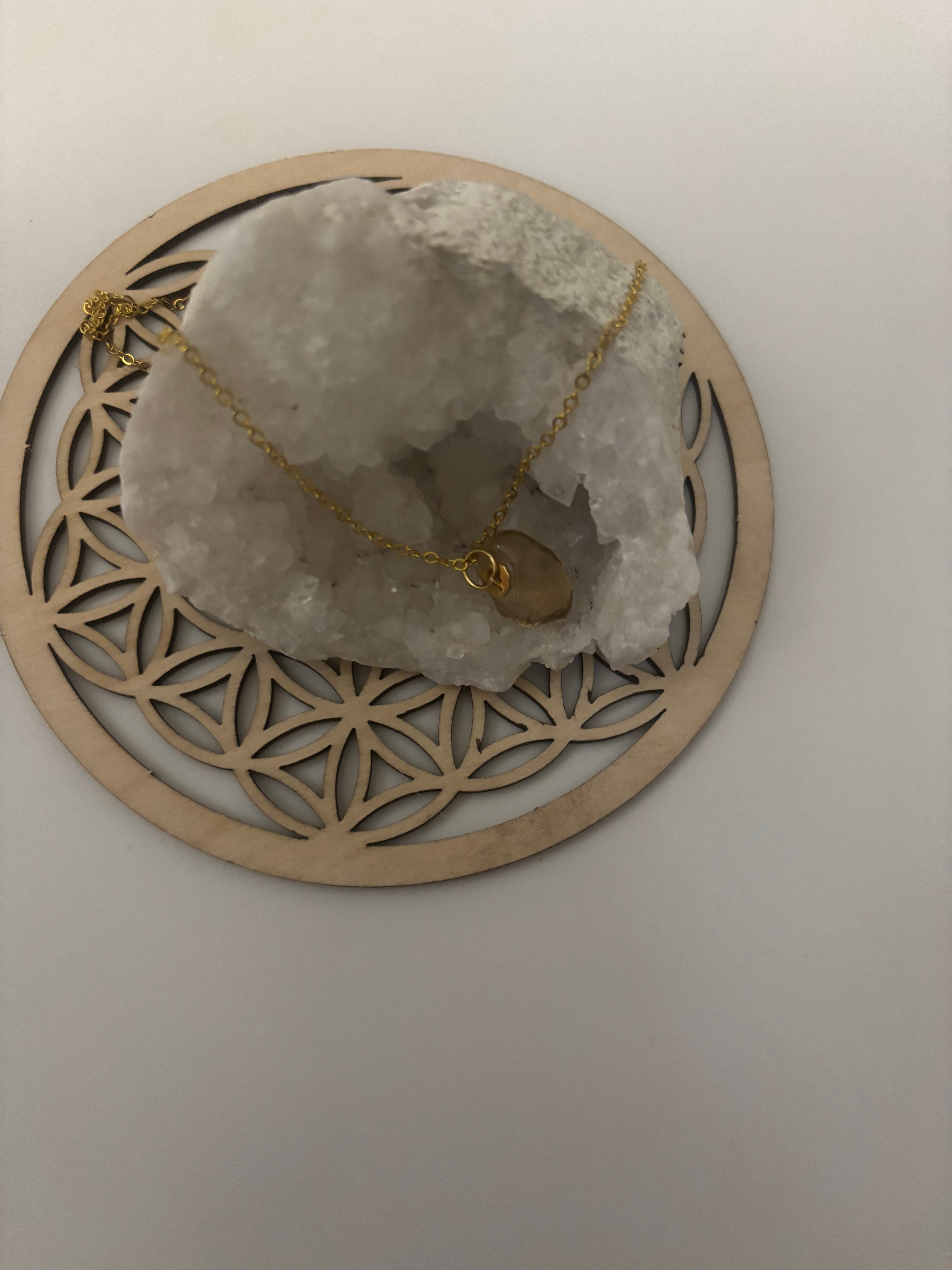 Pendentif en citrine 