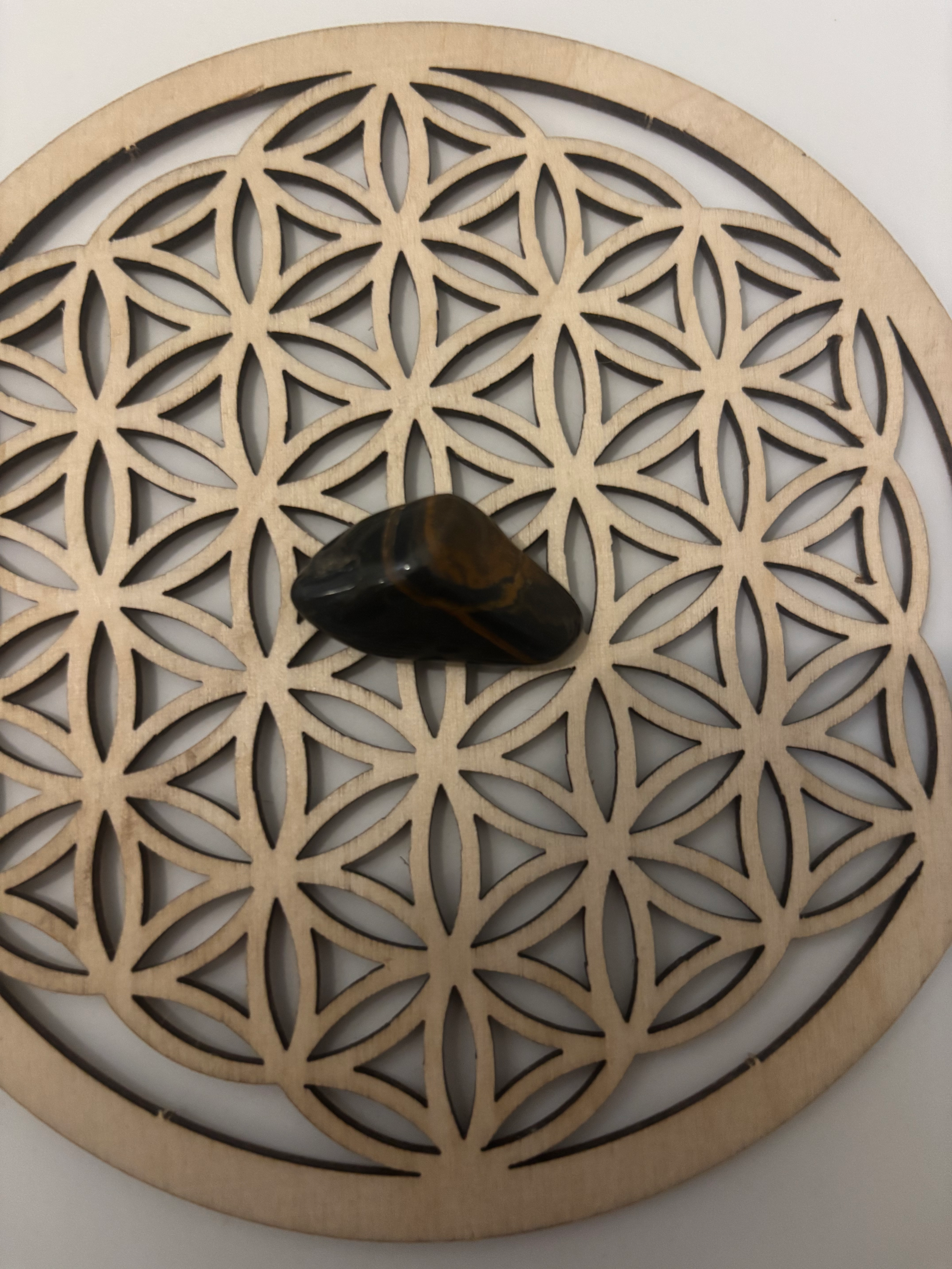 Pierre roulée œil de faucon 