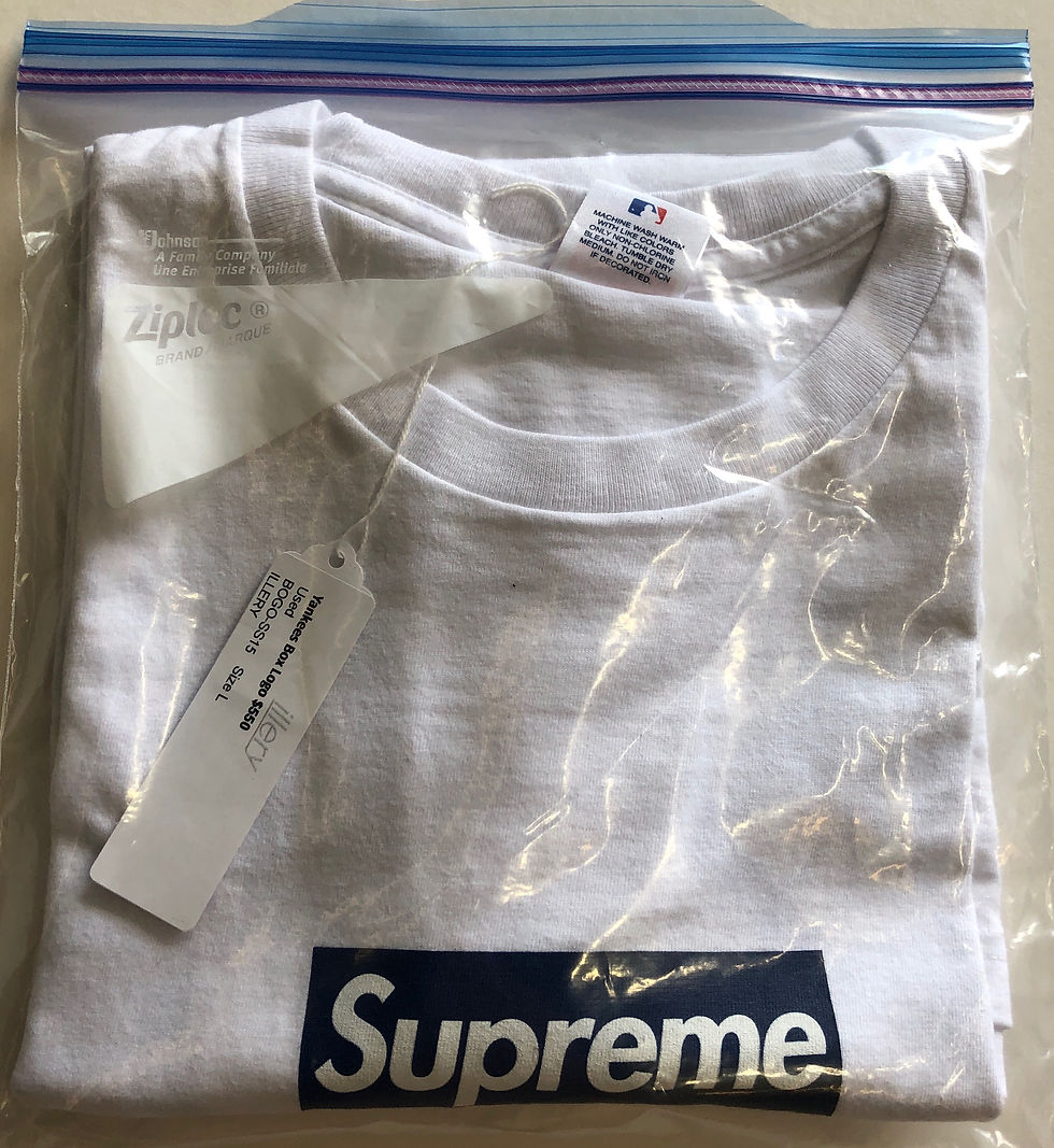 Thumbnail: Supreme Yankees Box Logo Tee SS15 - L