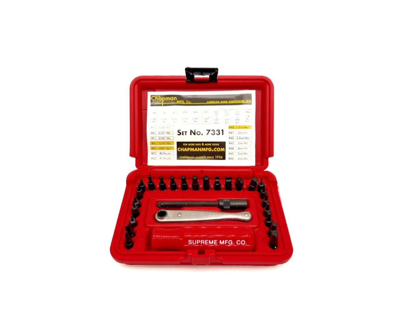 Supreme x Chapman  Screwdriver Set  FW19