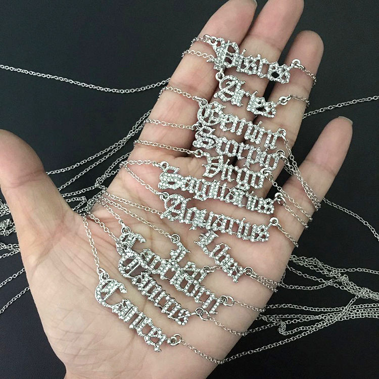 Zodiac sign necklaces