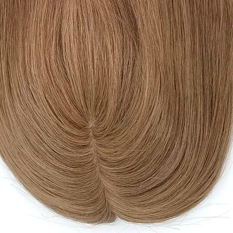Thumbnail: Light brown human hair topper