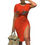 Miniature : Red dress with football helmet graphic