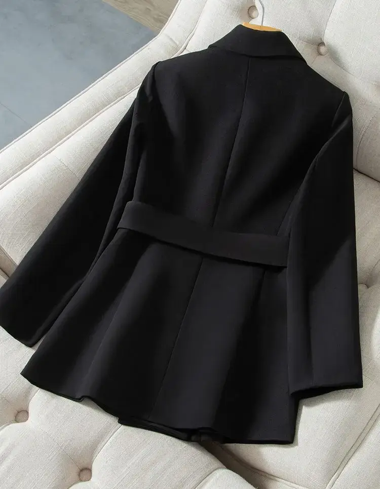 Miniature : Black belted women's blazer
