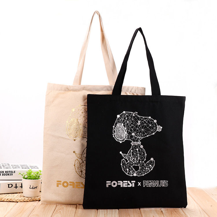 Two Snoopy tote bags