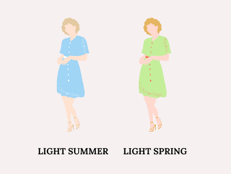 Light Summer vs Light Spring