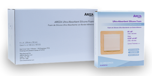 Pack Of 5 6x6 Inches Silicone Foam Dressing Sacral Foam Dressing - View #9