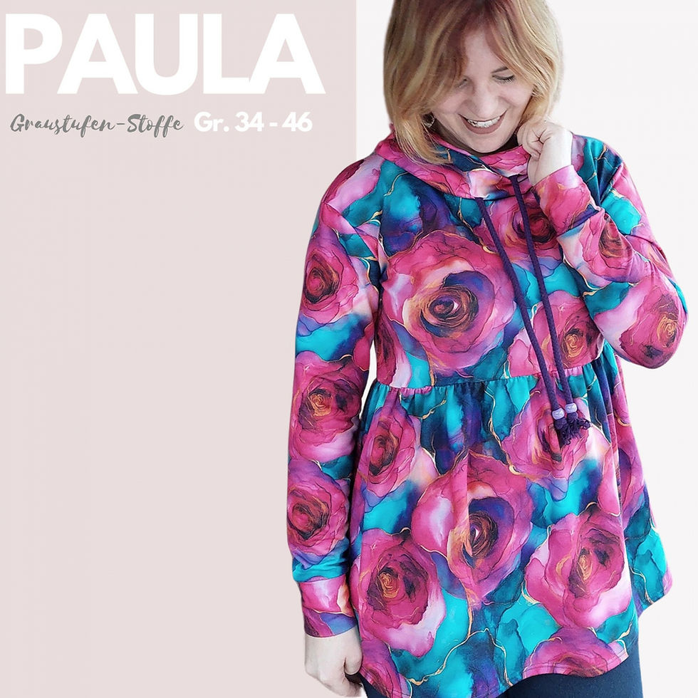 Miniaturbild: Schnittmuster Hoodie „Paula“ als E-Book