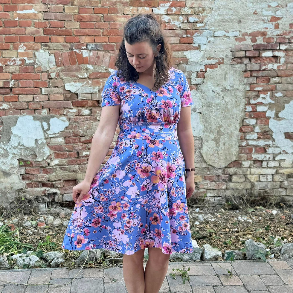 Miniaturbild: PDF-Schnittmuster: Kleid Akira, Gr. 34- 50