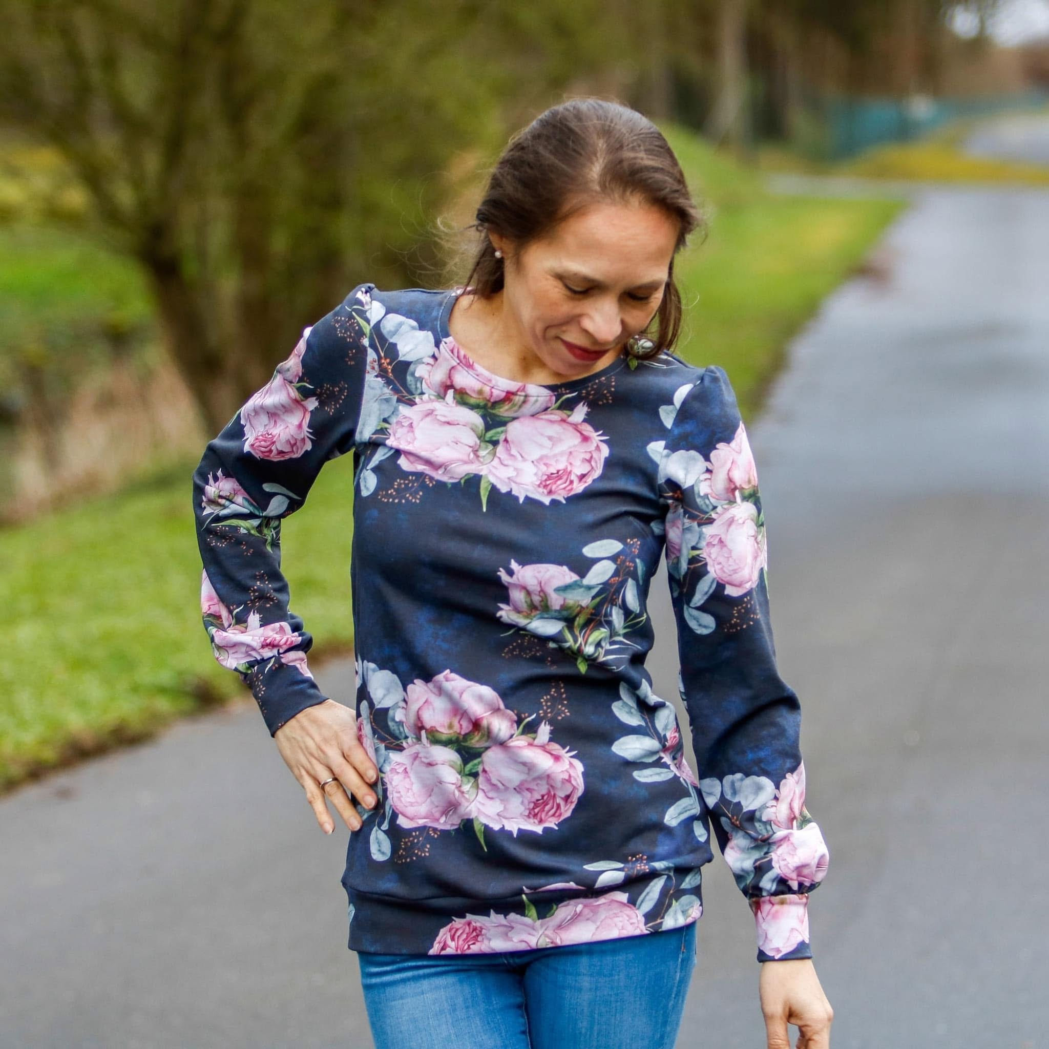 PDF-Schnittmuster: Pulli Ella, Gr. 34- 50