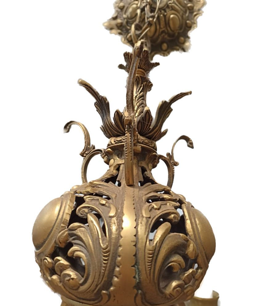 Miniatura: Lustre de bronze Frances - Estilo Napoleão