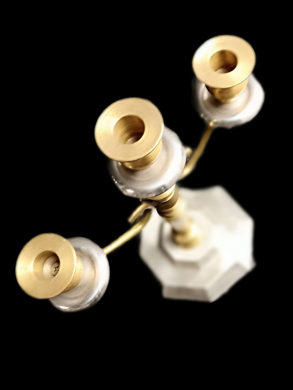 Miniatura: Candelabro - Aço e bronze