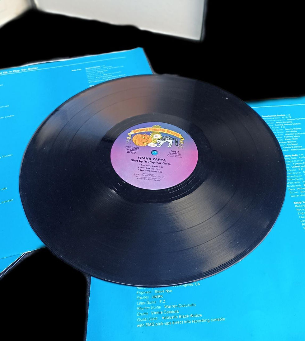 Miniatura: Vinil Frank Zappa - Importado - Box com 3 LPs  Shut Up's Play Yer Guitar