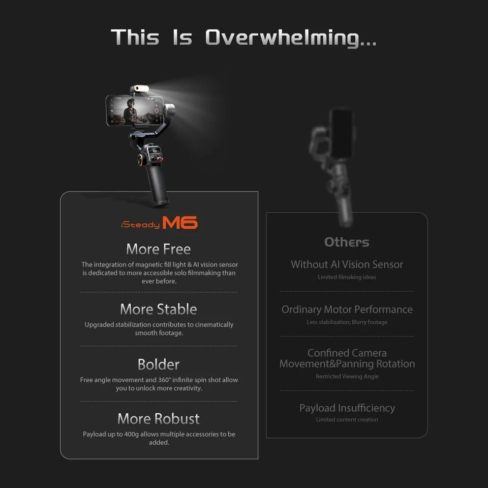 Miniatura: AI Face & Vlog Three-Axis Stabilizer
