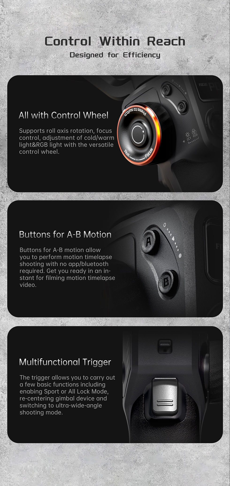 Miniatura: AI Face & Vlog Three-Axis Stabilizer