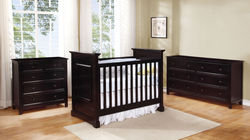 Waterford Classic Crib with Summerlin Collection Espresso