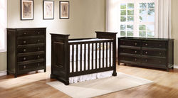 Waterford Classic Crib with Waterford Collection Graphite Grey