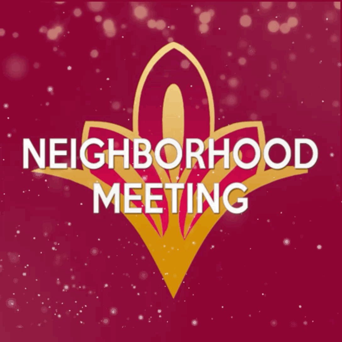 Neighborhood General Meeting