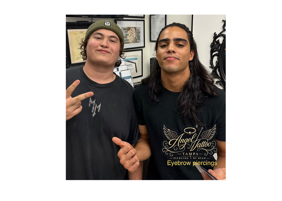 USF Students Eyebrow piercing in Tampa
