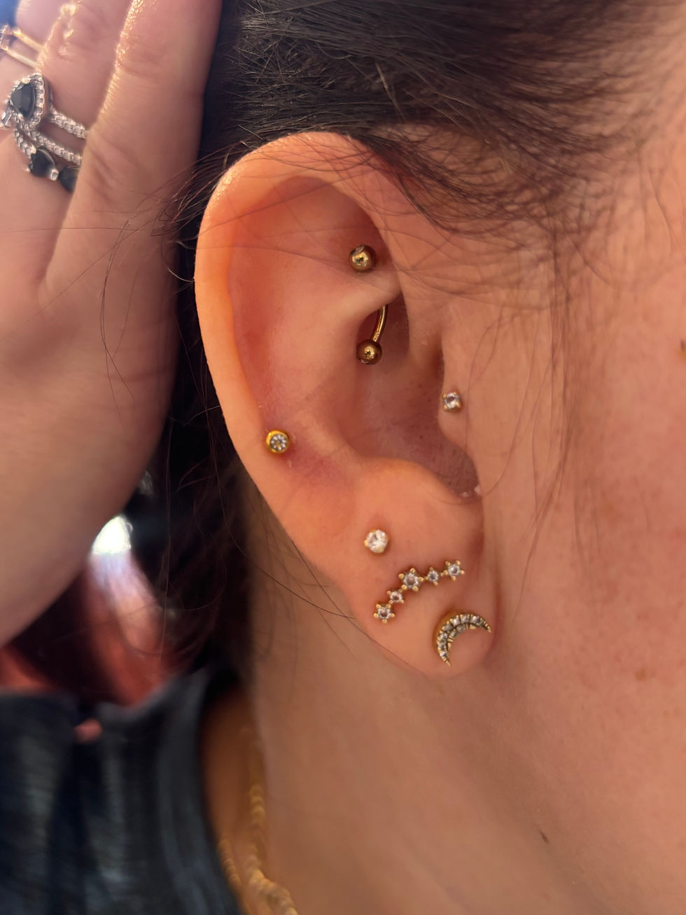 Expert ear piercings in Tampa – rook, tragus, lobe and helix