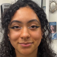 Septum piercing with titanium jewelry performed by Ryan at Angel Tattoo Tampa