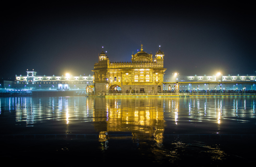 Golden Temple Night, Amritsar, India